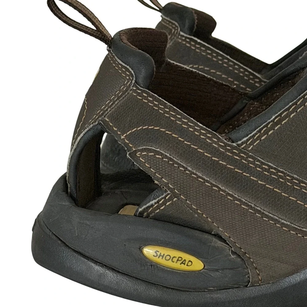 Teva Omnium Men's Brown Closed Toe Hiking Water Sandals ShocPad 1001116 Size 11‎